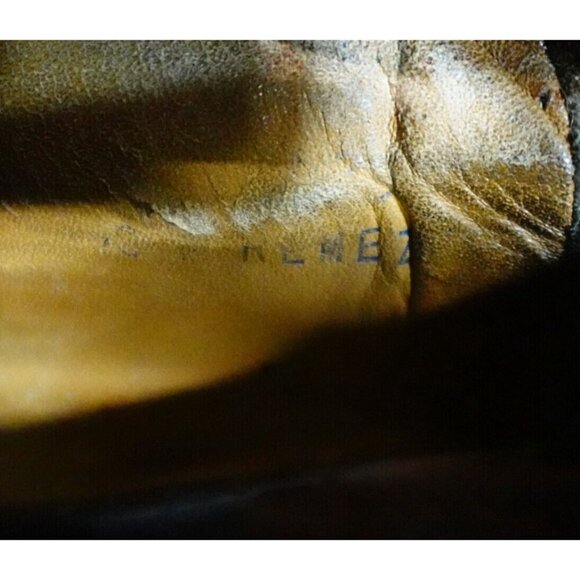 Florsheim Imperial 9 Black Long Wing Shell Cordovan Vintage - Picture 9 of 14